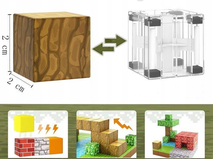 KLOCKI MAGNETYCZNE MY WORLD 50 ELEMENTÓW